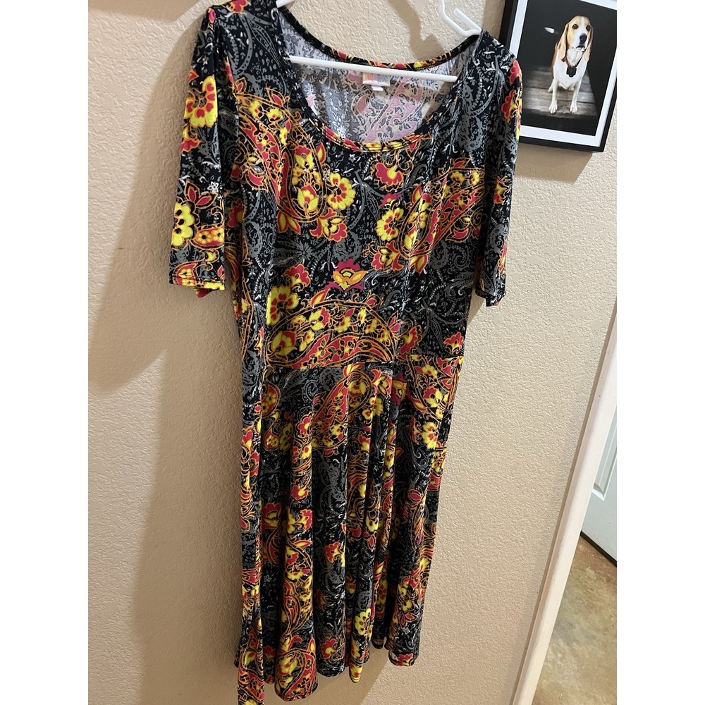 Lularoe Plus Size 2X Dress Fit Flare
